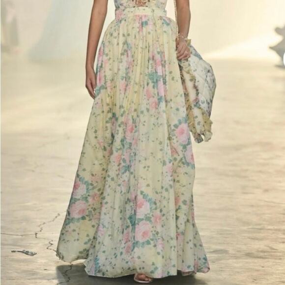 Selkie Dresses & Skirts - NWT Selkie The Fantasy Ballroom Skirt Long Floral Cottage Core Coquette Silk 1X